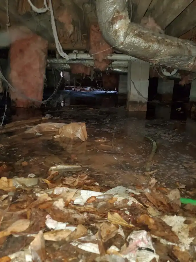 Crawl space flood assessment for Commercial Water Damage Restoration in Casa Grande