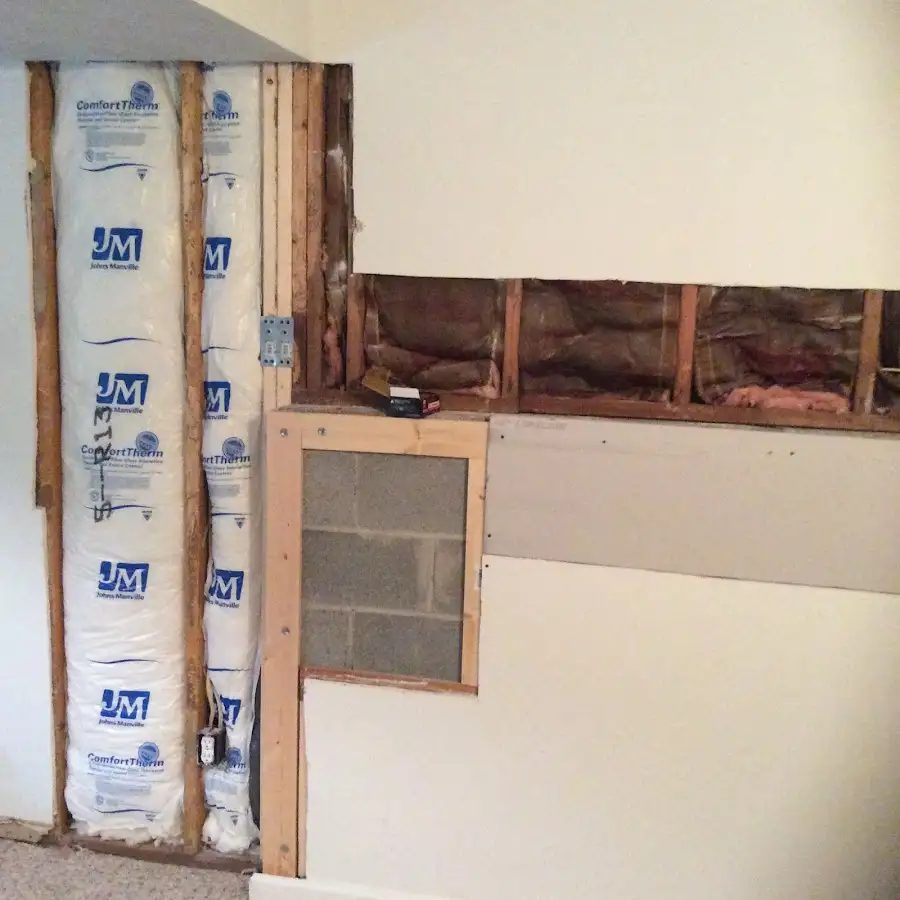 Wall insulation replacement during Contents Cleaning & Restoration in Casa Grande